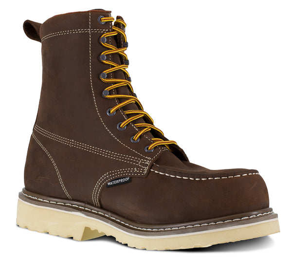 Iron Age Men's 8 Inch Reinforcer WP CT Brown