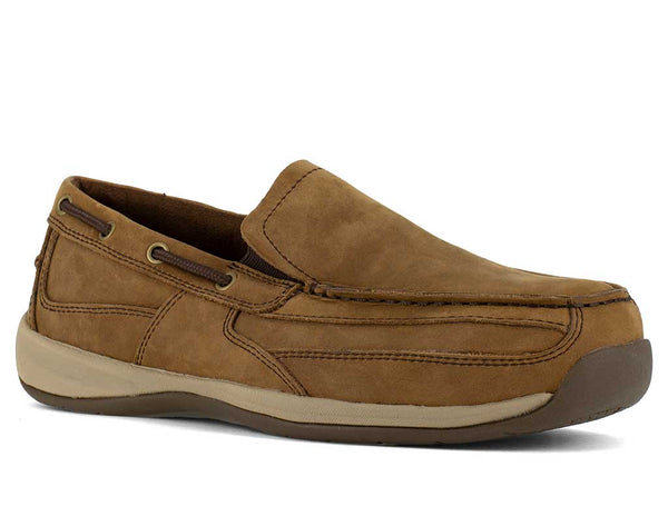 Rockport Works Men's Sailing Club Steel Toe Loafer Electrical Hazard