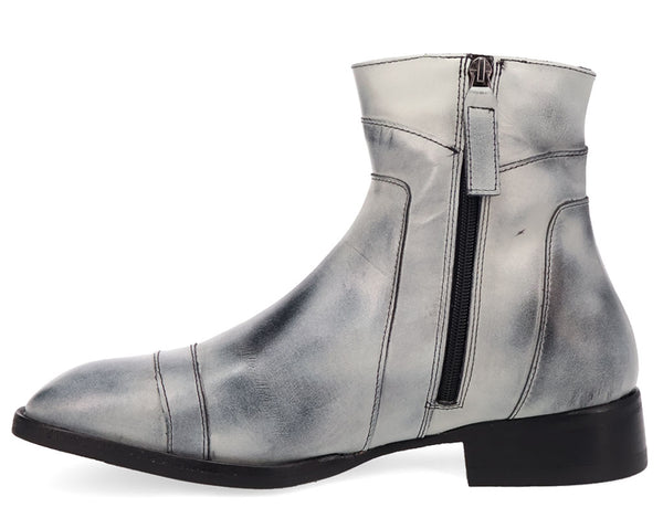 Dingo Men's Lennox Leather Zip Up Boot