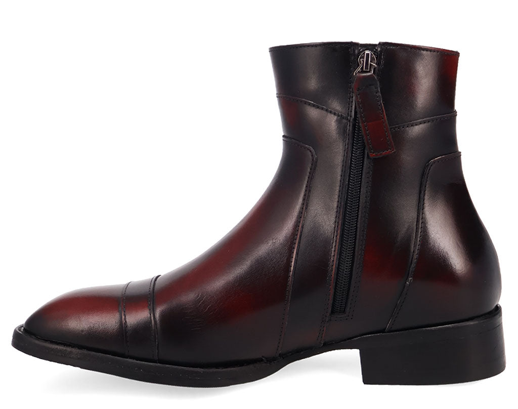 Dingo Men's Lennox Leather Zip Up Boot