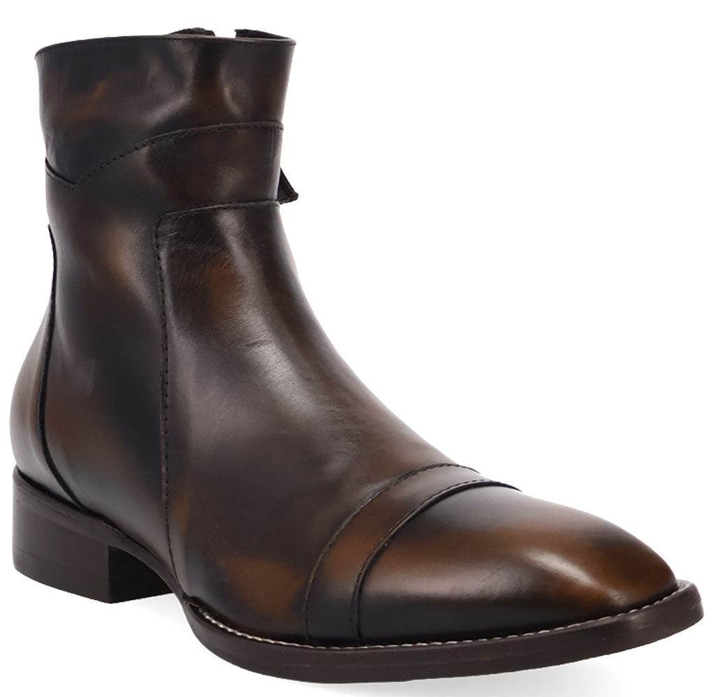 Dingo Men's Lennox Leather Zip Up Boot