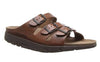 Mephisto Men's Zach 3-Strap Slide Sandal