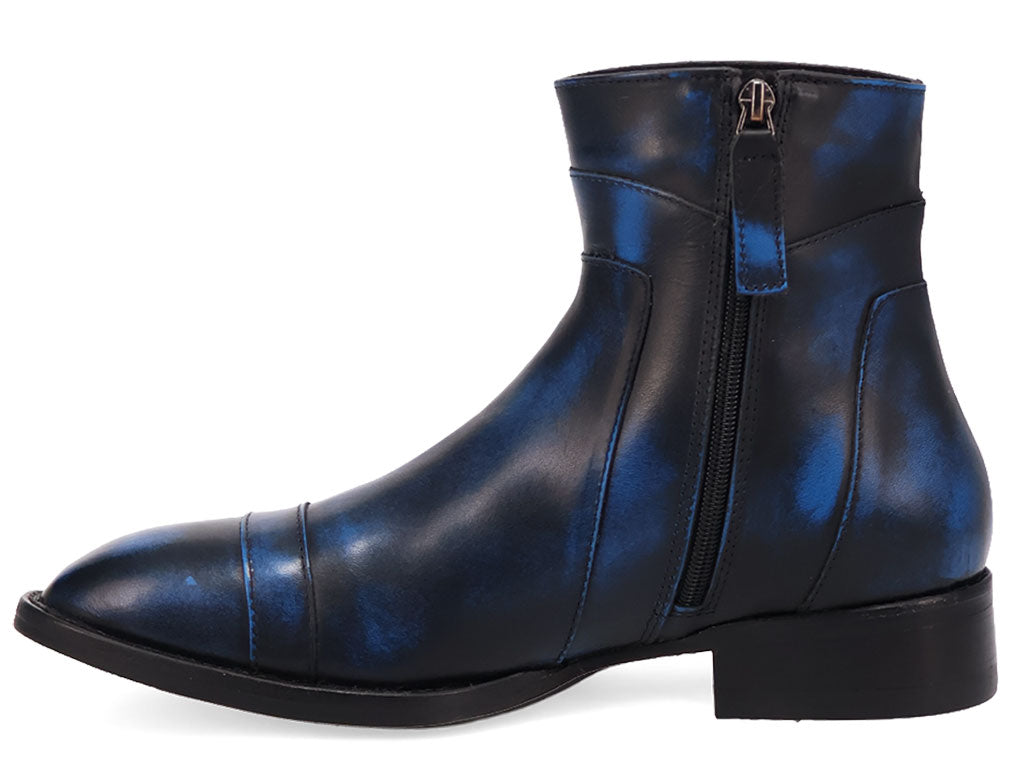 Dingo Men's Lennox Leather Zip Up Boot