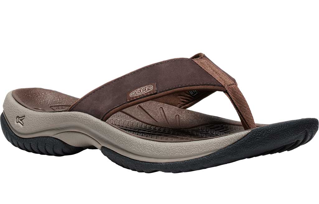 KEEN Men's Kona Leather Flip-Flop