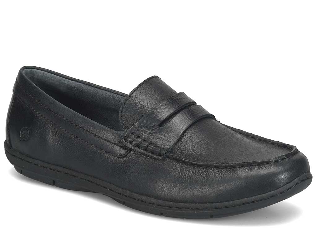 Born Men's Wendell Waterproof Moc Toe Penny Loafer