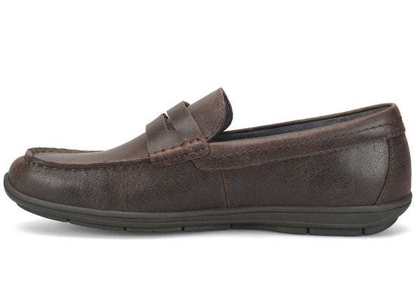 Born Men's Wendell Waterproof Moc Toe Penny Loafer