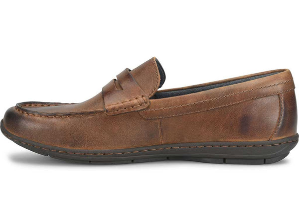 Born Men's Wendell Waterproof Moc Toe Penny Loafer