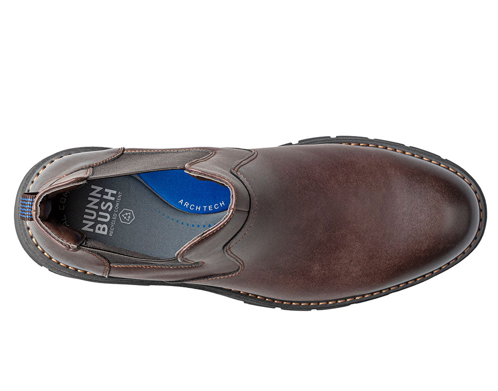 Nunn Bush Men's Brady Plain Toe Chelsea Boot