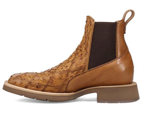 Dan Post Men's Denzen Full Quill Ostrich Chelsea