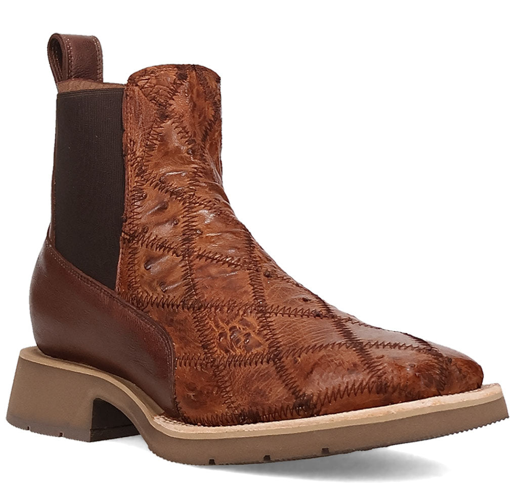 Dan Post Men's Denzen Full Quill Ostrich Chelsea