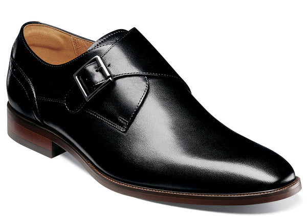 Florsheim Men's Sorrento Plain Toe Single Monk Strap