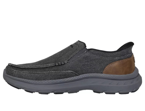 Skechers Men's Slip-Ins Pollard Rohan Canvas Slip-Resistant