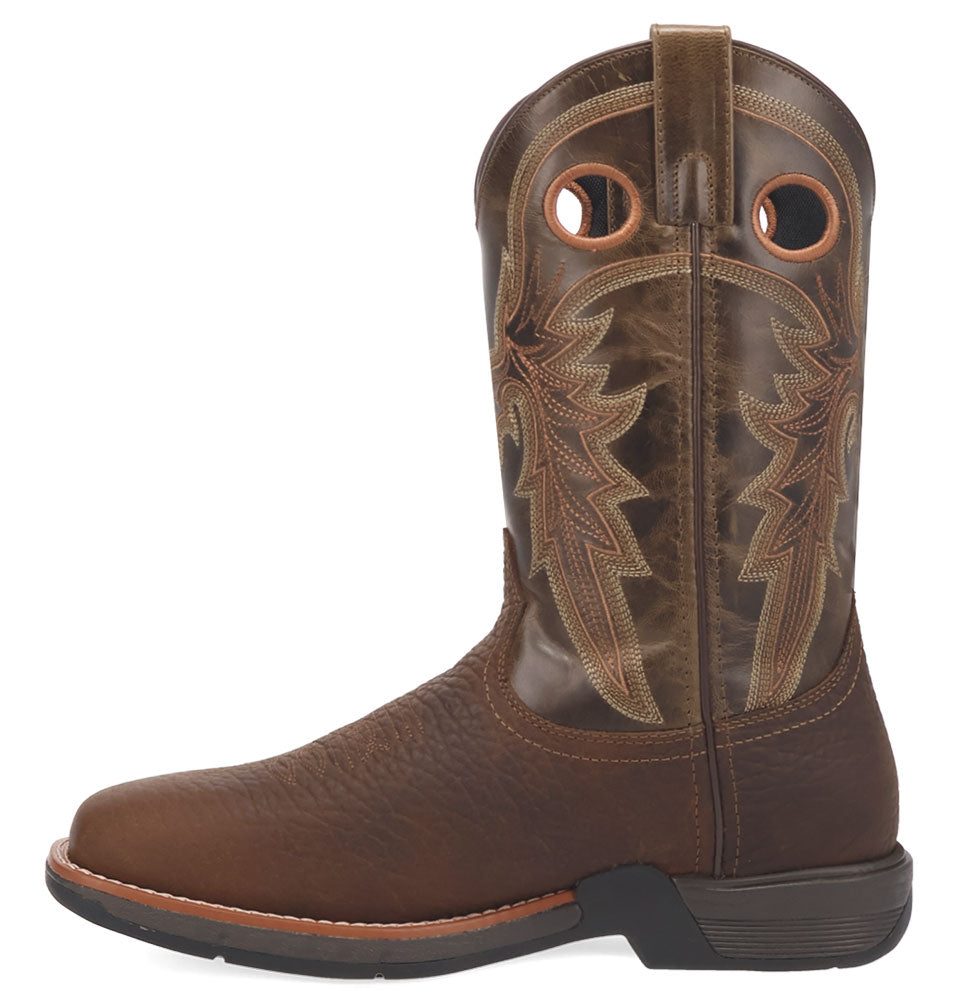 Laredo Men's Alloy Leather Cowboy Approved Western Boot