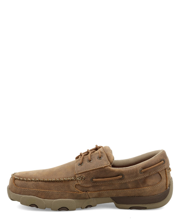 Work Twisted X Men's Work Boat Shoe Driving Moc