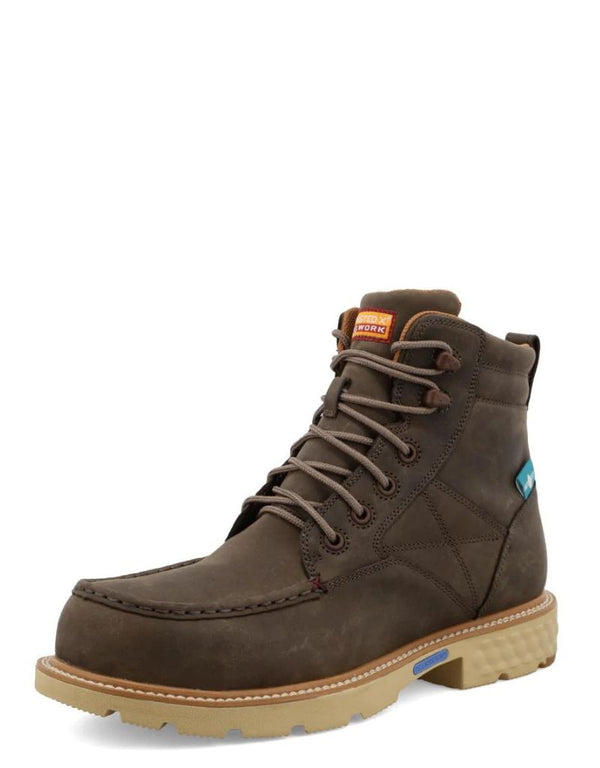 Work Twisted X Men's 6 Inch Waterproof Nano Composite CellStretch