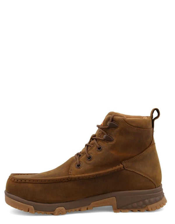 Work Twisted X Men's 6 Inch Waterproof Nano Composite CellStretch Molasses