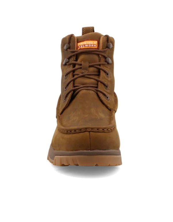 Work Twisted X Men's 6 Inch Waterproof Nano Composite CellStretch Molasses