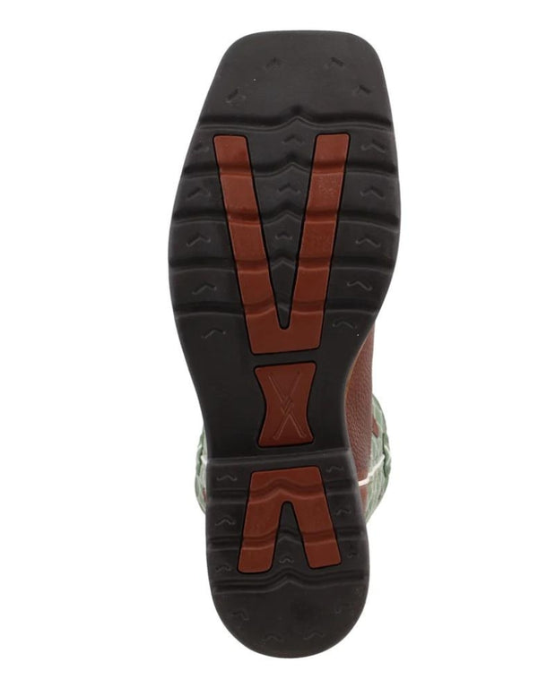 Work Twisted X Men's 12 Inch Steel Toe Western Work MetGuard