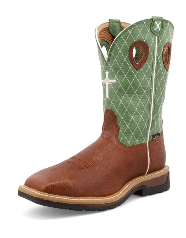 Work Twisted X Men's 12 Inch Steel Toe Western Work MetGuard