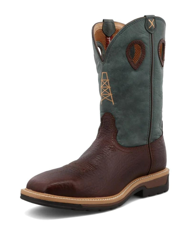 Work Twisted X Men's 12 Inch Steel Toe Western Work Boot