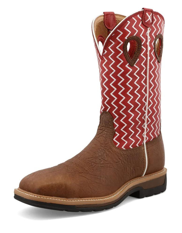 Work Twisted X Men's 12 Inch Steel Toe Western Work Boot