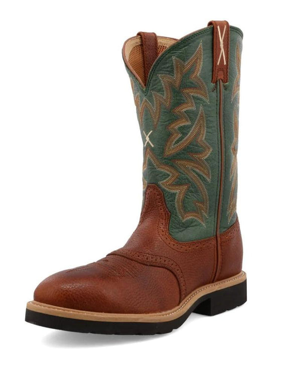Work Twisted X Men's 12 Inch Steel Toe Western Work Boot