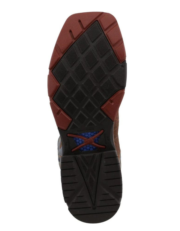 Twisted X Men's 12 Inch Alloy Toe Western Work Molasses Blend85