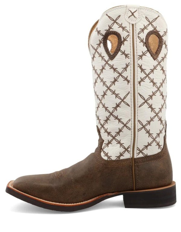 Work Twisted X Men's 14 Inch Ruff Stock Leather Boot