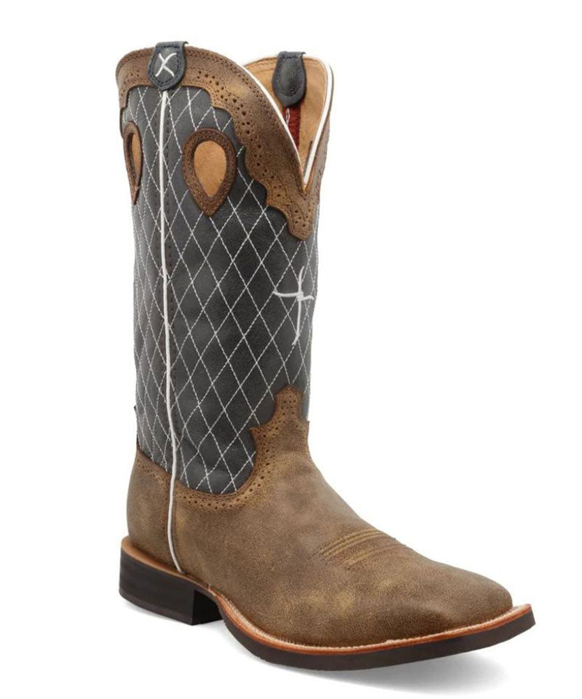 Work Twisted X Men's 14 Inch Ruff Stock Leather Boot