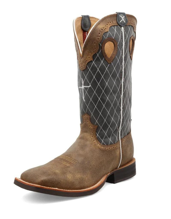 Work Twisted X Men's 14 Inch Ruff Stock Leather Boot