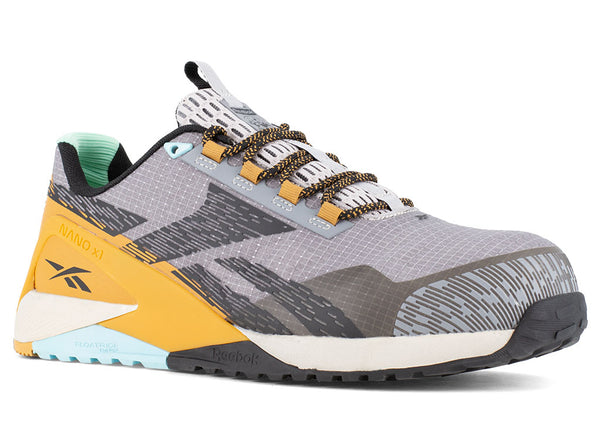 Reebok Work Men's Nano X1 Adventure CT Silver Grey Clay Black