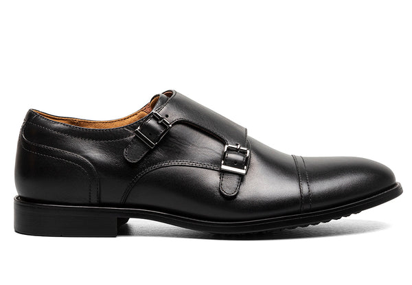 Florsheim Men's Rucci Cap Toe Double Monk Strap Loafer