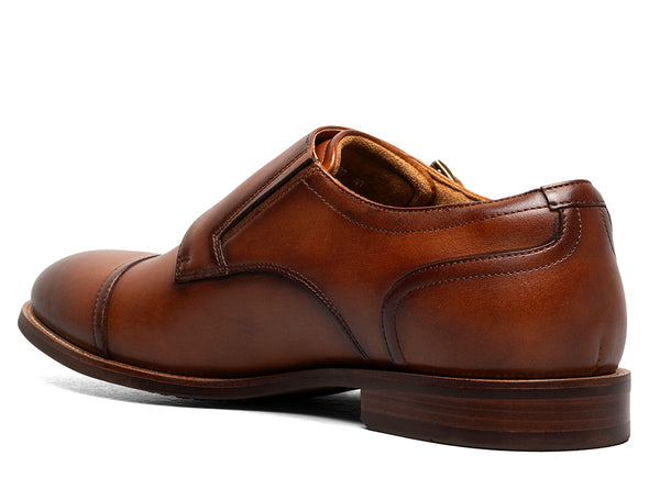 Florsheim Men's Rucci Cap Toe Double Monk Strap Loafer