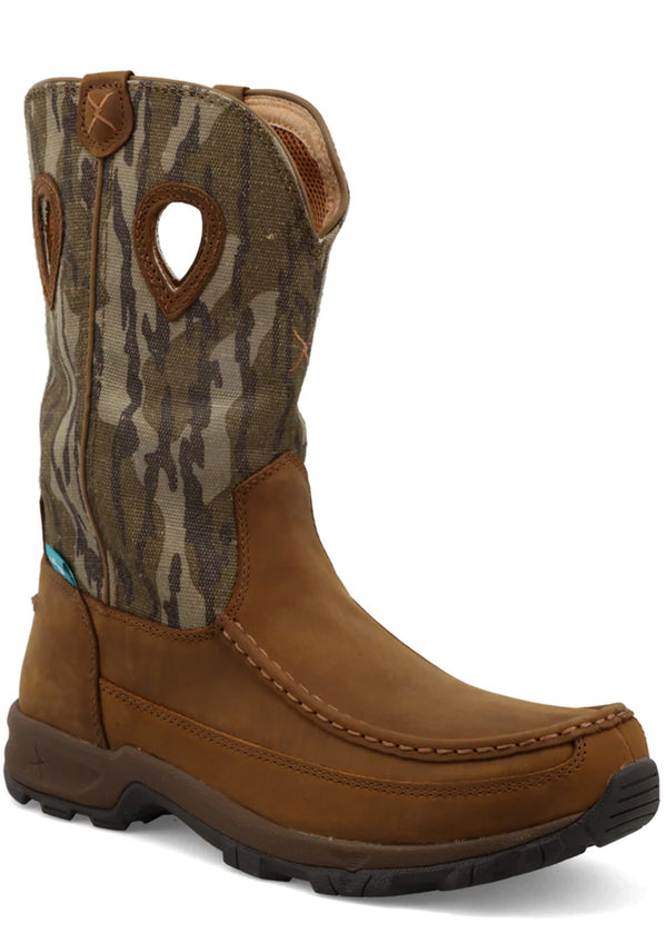 Work Twisted X Men's 11 Inch Pull On Hiker Boot Waterproof Slip-Resistant