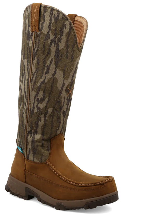 Work Twisted X Men's 17 Inch Snake Boot Waterproof Slip Resistant Viperguard