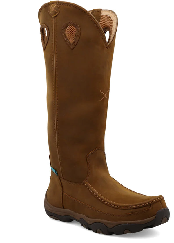 Work Twisted X Men's 17 Inch Snake Boot Waterproof Slip Resistant Viperguard