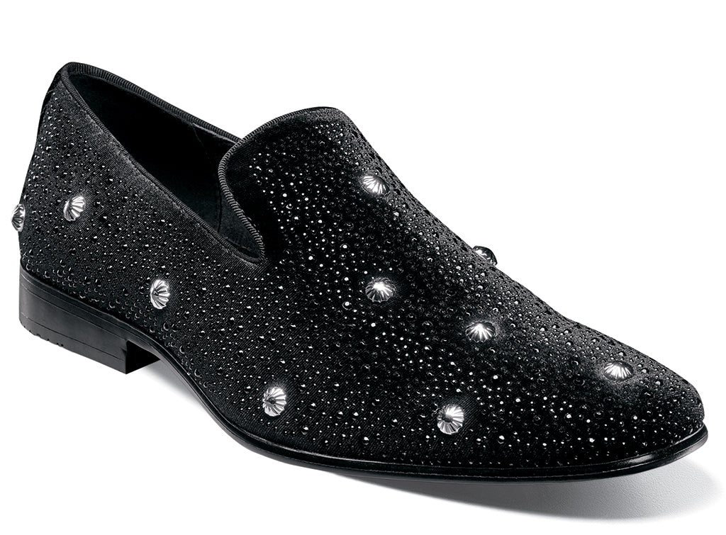 Stacy Adams Men's Spangle Rhinestone Slip-On
