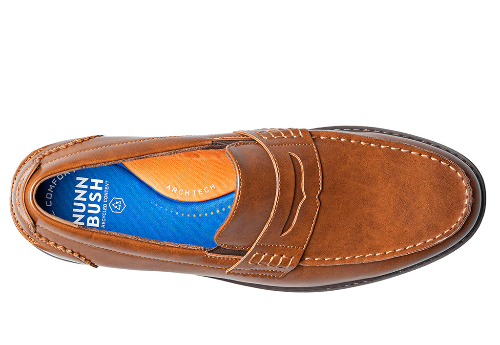 Nunn Bush Men's Oslo Moc Toe Penny Loafer