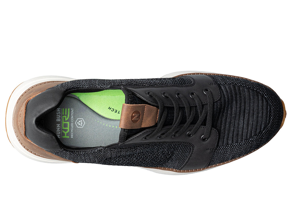 Nunn Bush Men's Kore Swift Knit Lace To Toe Sneaker