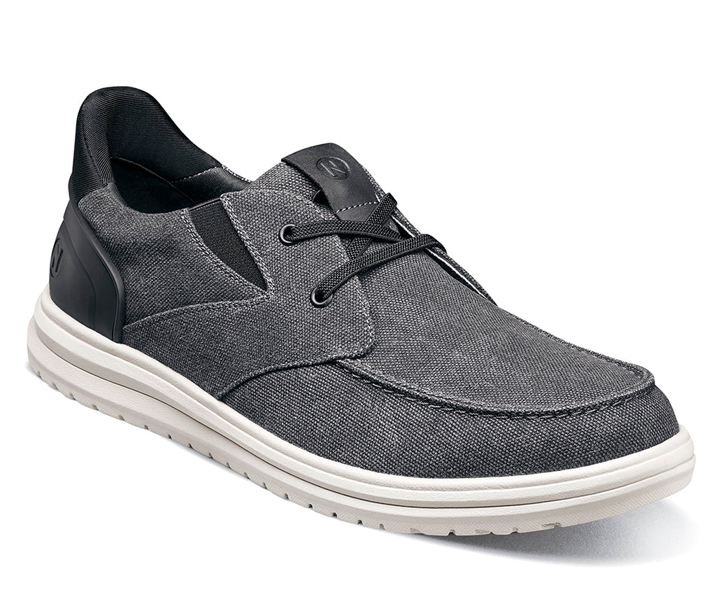 Nunn Bush Men's Brew City EZ Hands Free Canvas Lace Moc Toe Slip-On
