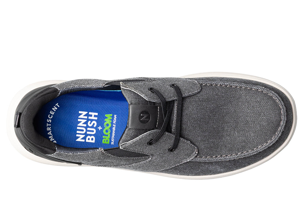 Nunn Bush Men's Brew City EZ Hands Free Canvas Lace Moc Toe Slip-On