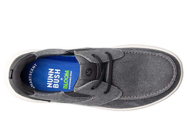 Nunn Bush Men's Brew City EZ Hands Free Canvas Lace Moc Toe Slip-On