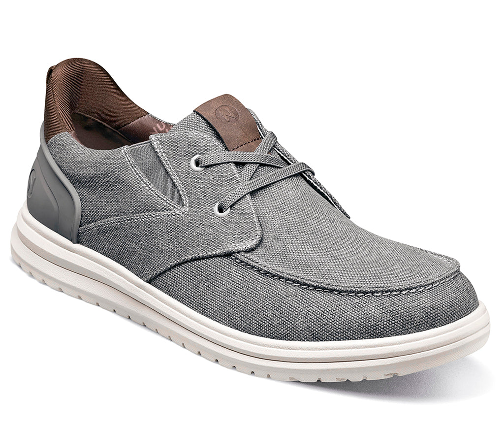 Nunn Bush Men's Brew City EZ Hands Free Canvas Lace Moc Toe Slip-On