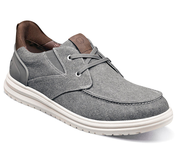 Nunn Bush Men's Brew City EZ Hands Free Canvas Lace Moc Toe Slip-On