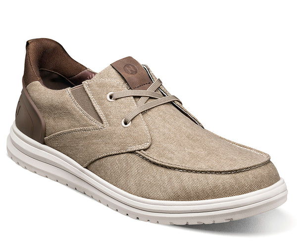 Nunn Bush Men's Brew City EZ Hands Free Canvas Lace Moc Toe Slip-On