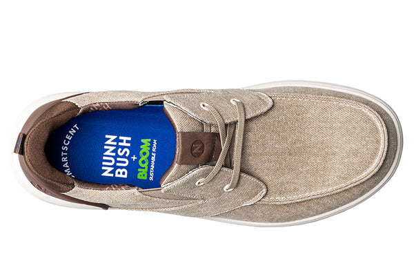 Nunn Bush Men's Brew City EZ Hands Free Canvas Lace Moc Toe Slip-On