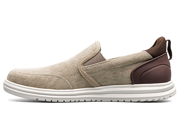 Nunn Bush Men's Brew City EZ Hands Free Canvas Moc Toe Slip-On