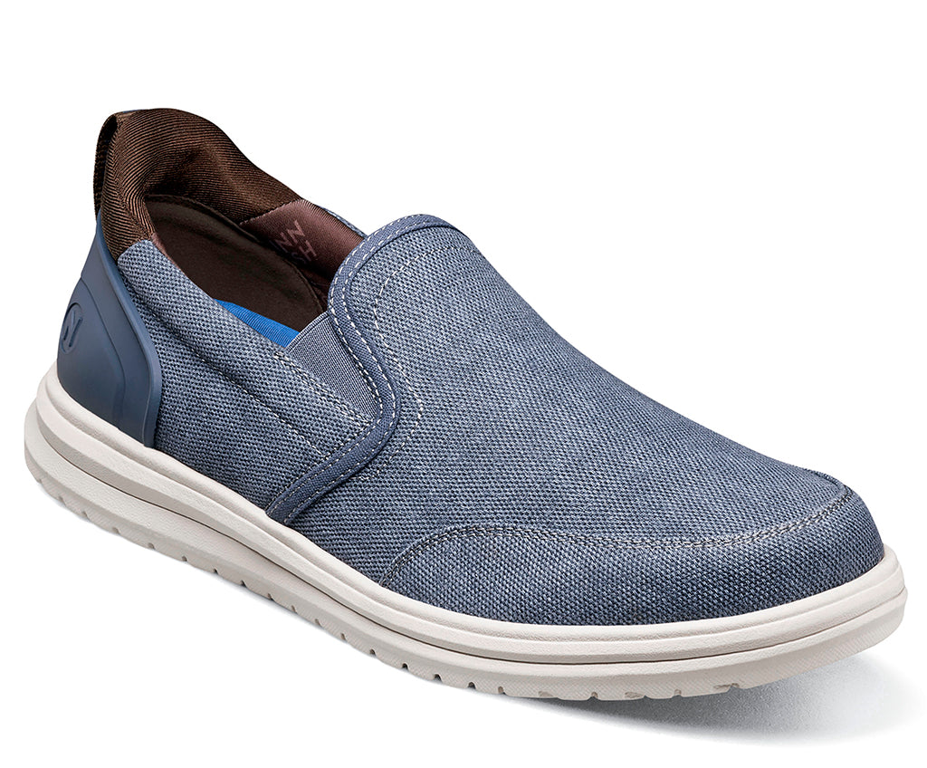 Nunn Bush Men's Brew City EZ Hands Free Canvas Moc Toe Slip-On