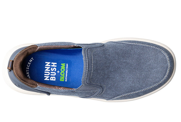 Nunn Bush Men's Brew City EZ Hands Free Canvas Moc Toe Slip-On