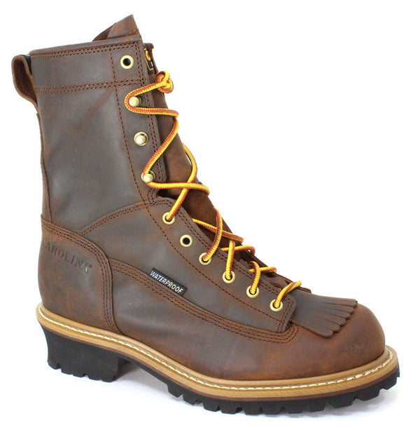 Carolina Men's 8 inch WP Lace To Toe Logger
